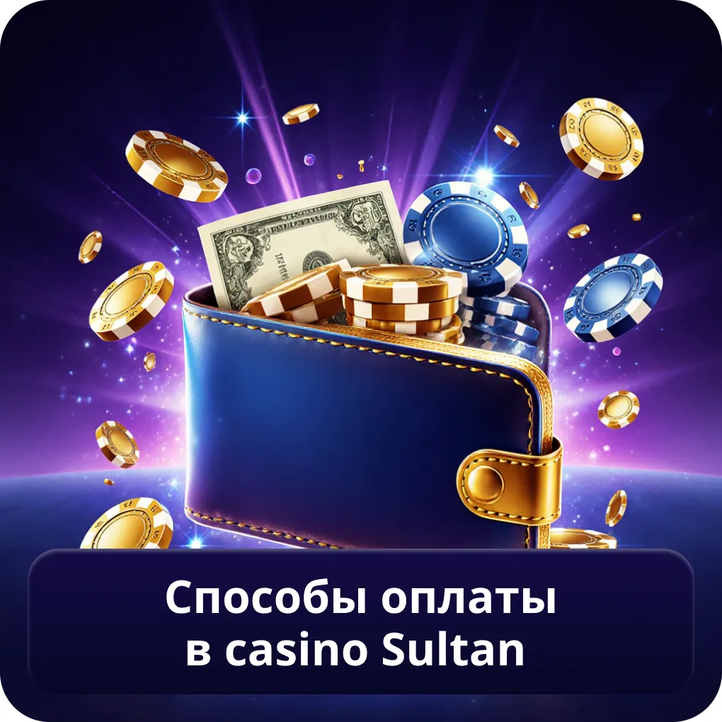 Способы оплаты в casino Sultan